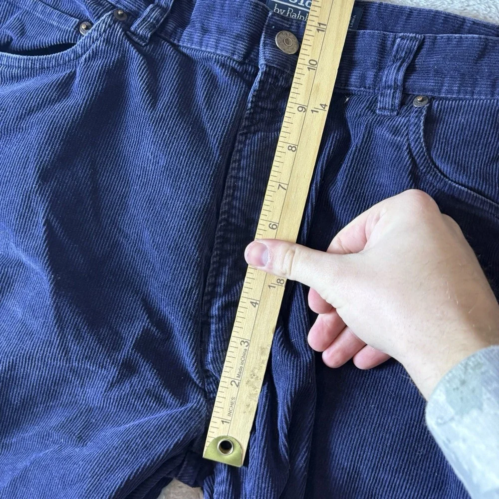 Polo Ralph Lauren Pants‎ Mens 36x32 (Fits 36x31) Blue Corduroy Classic Fit